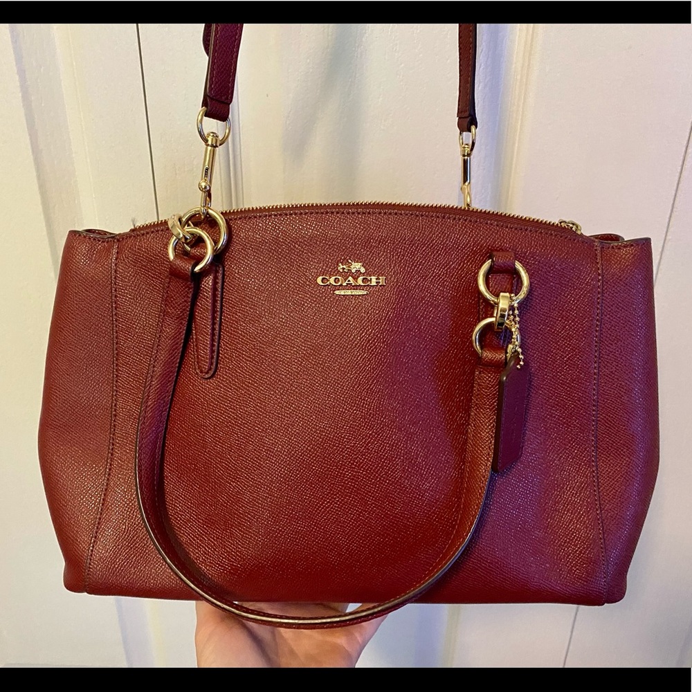 Coach Christie Carryall Crossgrain Leather